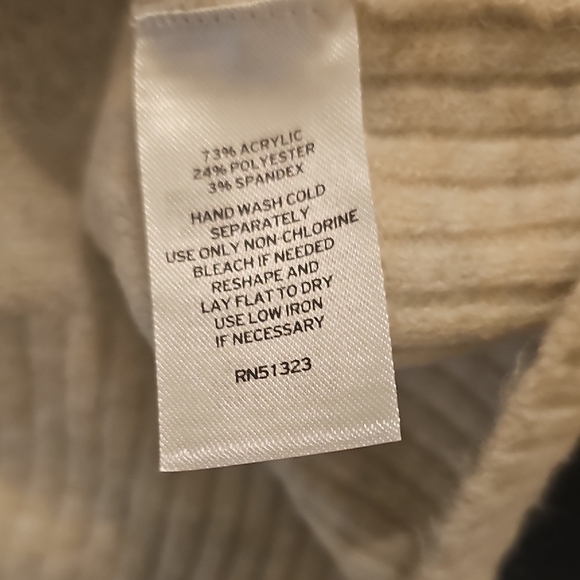 NWT Halogen Mock Neck Sequin Stripe Luxe Sweater XL - Picture 15 of 17